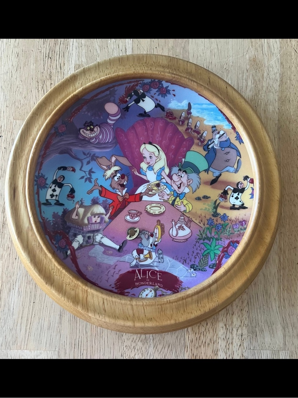 Vintage “Welcome to Wonderland” Alice in Wonderland Musical Collectors Plate